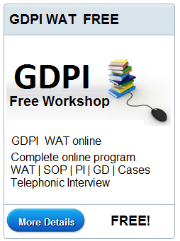 FREE GDPI WAT Workshop